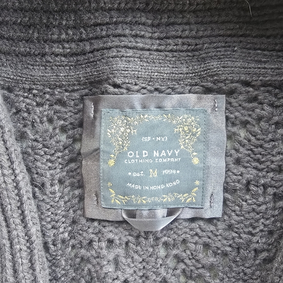 Vintage Old Navy Bella Swan Dainty Sleeve Knit Cardigan Sweater Size M - Picture 4 of 5